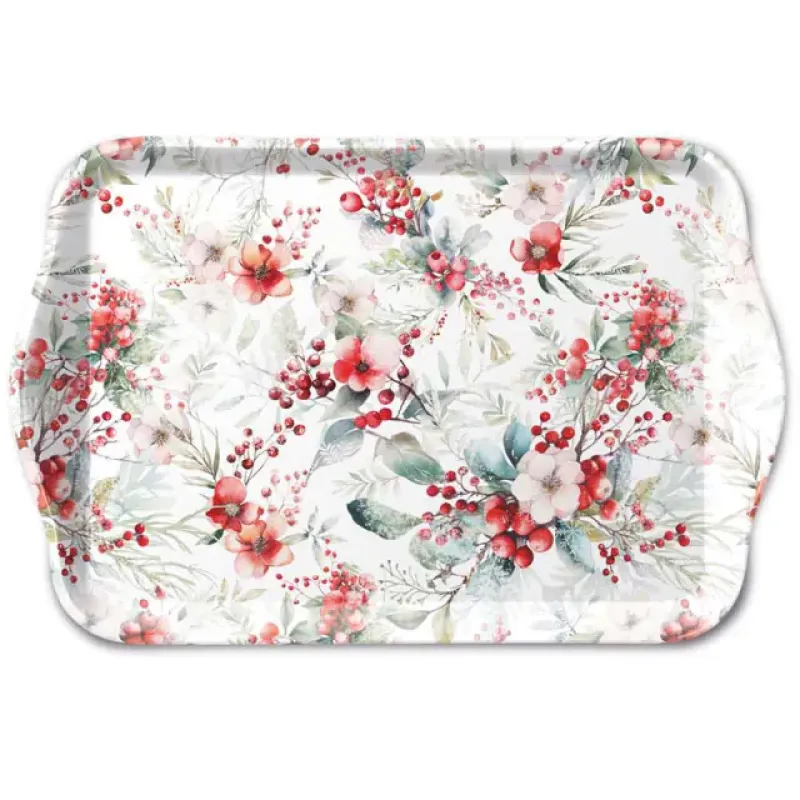 winter berries tray
